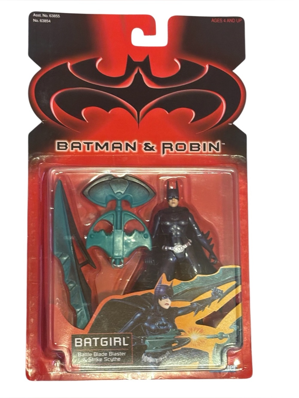 Vintage 1997 Kenner Batman & Robin Batgirl Action Figure NIB